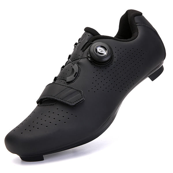 Black Road Shoes With Knob & Strap